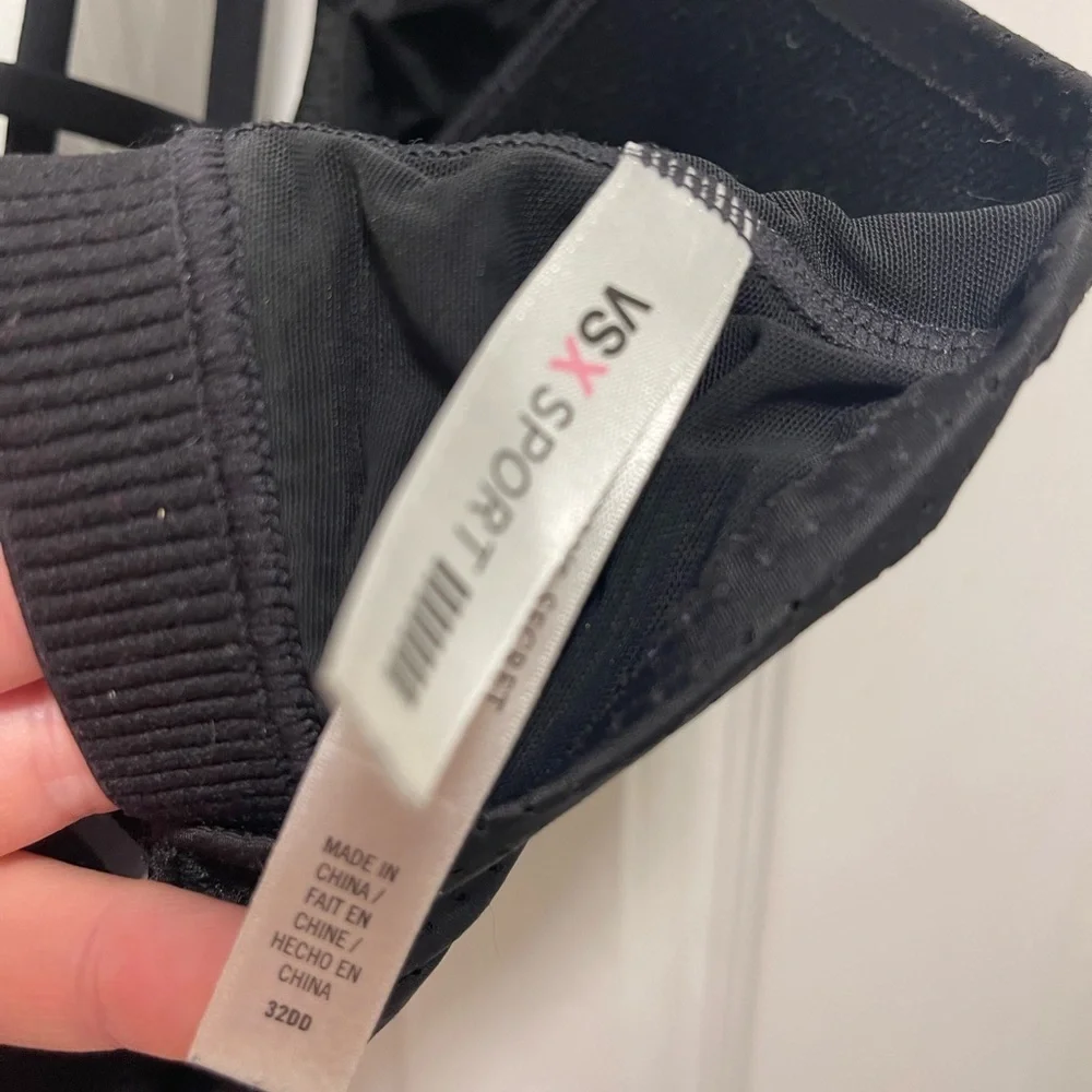 Victoria's Secret Black Strappy Sports Bra